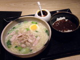 特製 鶏麺(そば)&ミニカレー丼セット 1000円