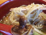 えにしの冷やしらーめん08 麺のアップ