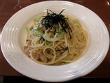 ジャポネ(しょう油味)(豚肉、マッシュルーム、小松菜、玉ねぎ) 580円
