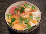 海鮮ピリ辛丼 880円