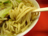 ラーメン 麺のアップ