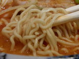 辛みそらーめん 麺のアップ