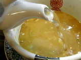 ピーナツとコーンの組み合せ 焼チーズでびっくり仕立て!! スープ割