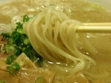 中華そば 麺のアップ