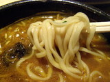 和風カレーつけ麺 麺のアップ