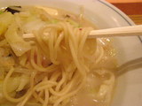 チャンポン 麺のアップ