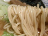 味噌らーめん 麺のアップ