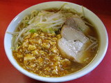 麻婆豆腐をトッピング