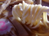 中華そば 麺のアップ