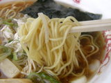 伊勢海老と煮干の極のラーメン 麺のアップ