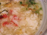 梅乃和え麺雑炊〆 ごはん投入