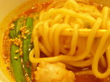 もつそば 辛 麺のアップ