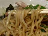 油そば 麺のアップ