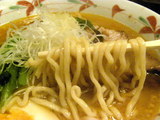 みそらーめん 麺のアップ