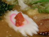 味噌らーめん 具のアップ