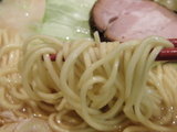 豚骨ラーメン 麺のアップ