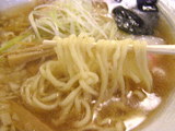 小浜ラーメン 麺のアップ
