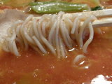 桂花伊太利亜麺 麺のアップ