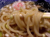 朝つけ 麺のアップ