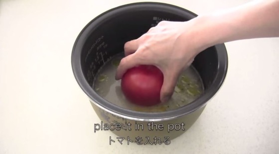トマト_丸ごと_ごはん_オチケロン_美味しい_感動_動画