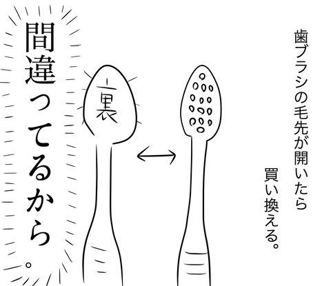 歯ブラシの買い替え1