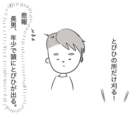 髪の毛2