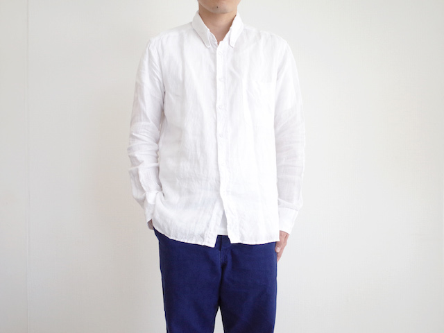 James Mortimer（ジェームスモルティマー）Irish Linen B.D Shirts