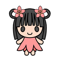 桃背景透過