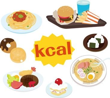食べ物カロリー表示
