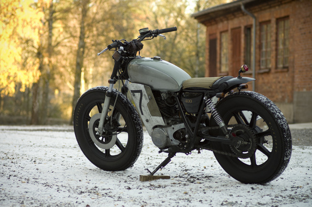 スウェーデン発、ダートレース仕様のヤマハSR400カスタム「Autumn racer」