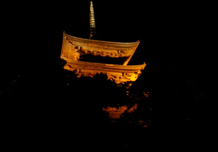 京都の何重かの塔