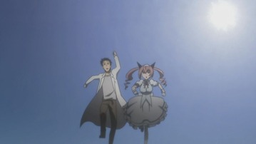 逃げる