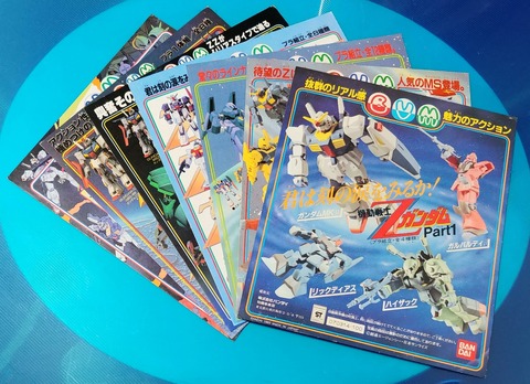 1985~86年 機動戦士Ζガンダム 機動戦士ΖΖガンダムプラ組立 1985~86年 機動戦士Ζガンダム 機動戦士ΖΖガンダムプラ組立