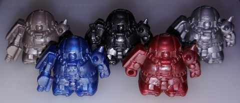 SDガンダム ガン消し レアカラー祭り2 メタリック #ガン消し #レア