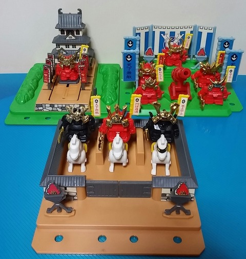 前編 SDガンダム ベース基地 武者大集合 食玩 戦国伝 ガン消し