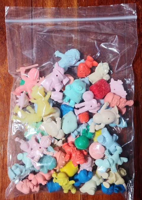 チャレンジャー　カラーポーズ人形　消しゴム　ハドソン　当時物　希少　昭和レトロ チャレンジャー カラーポーズ人形 消しゴム ハドソン 当時物 希少 昭和