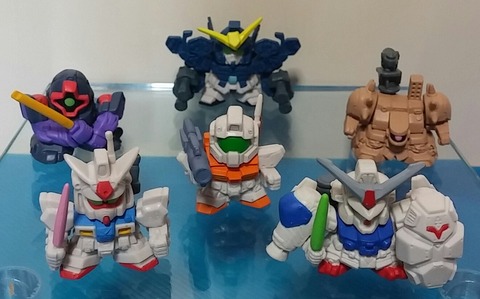 SDガンダム フルカラーまとめ81体 SDガンダムフルカラー STAGE22 リスト バンダイ ガシャポン 台紙