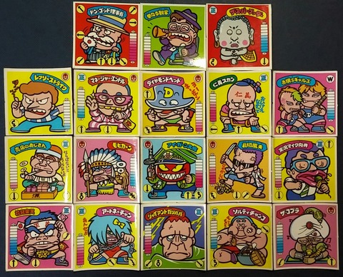 カネボウ食品 ガムラツイスト 第一弾 Wシール らーめんばぁ