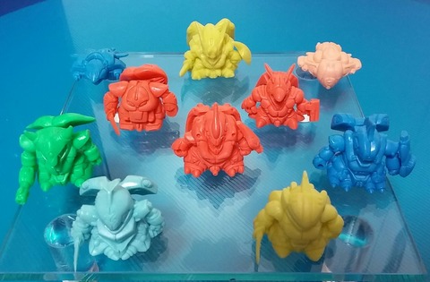 ガシャポン戦士 SDダンバイン マーク1 ガン消し SDガンダム