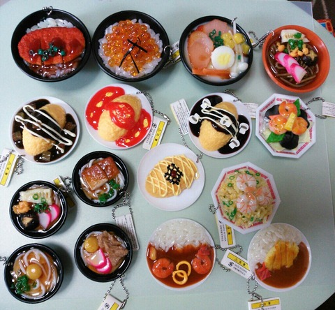 食品サンプルキーチェーン アミューズメント景品 : トレジャー