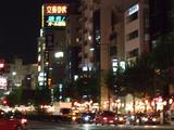 ちょうちんのある夜景