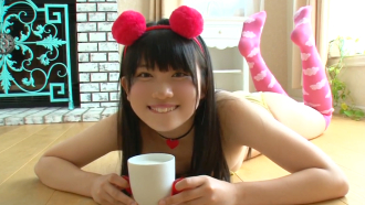 黒髪美少女 春日彩香ちゃんのプリケツ満載イメージビデオ!