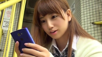 【初川みなみ】即ハメ、即フェラの円光JK!てか…制服似合いすぎて辛い