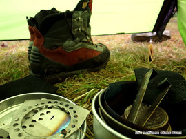 mini trangia と clikstand