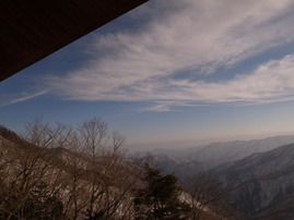 避難小屋から