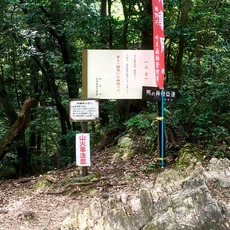 馬の背登山道分岐
