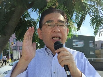 井手よしひろ県政報告<JR大みか駅>