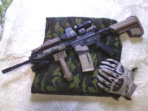 ※スリング&フォアグリップ付き　　次世代電動ガン　HK416デルタカスタム AIRSOFT97 本店通販部 / 【カスタム】東京マルイ 次世代電動ガン