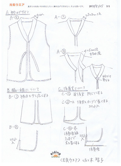 オーダーベストデザイン打合せ書類