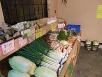 いちの畜産店内 野菜売り場